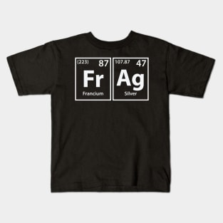 Frag (Fr-Ag) Periodic Elements Spelling Kids T-Shirt